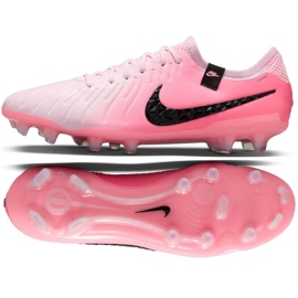 Nike TIempo Legend 10 Elite FG DV4328-601 Zapatos de fútbol rosa 1