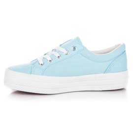 Kylie Zapatillas en la plataforma azul 1