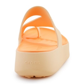 Flip-Flops Crocs Getaway Platform Toe Loop 210834-78z naranja 2