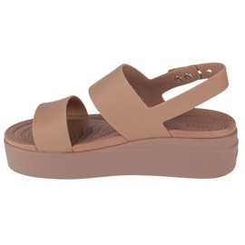 Sandalias Crocs Brooklyn con cuña baja 206453-2EL beige 2 Sandalias Crocs Brooklyn con cuña baja 206453-2EL beige 2