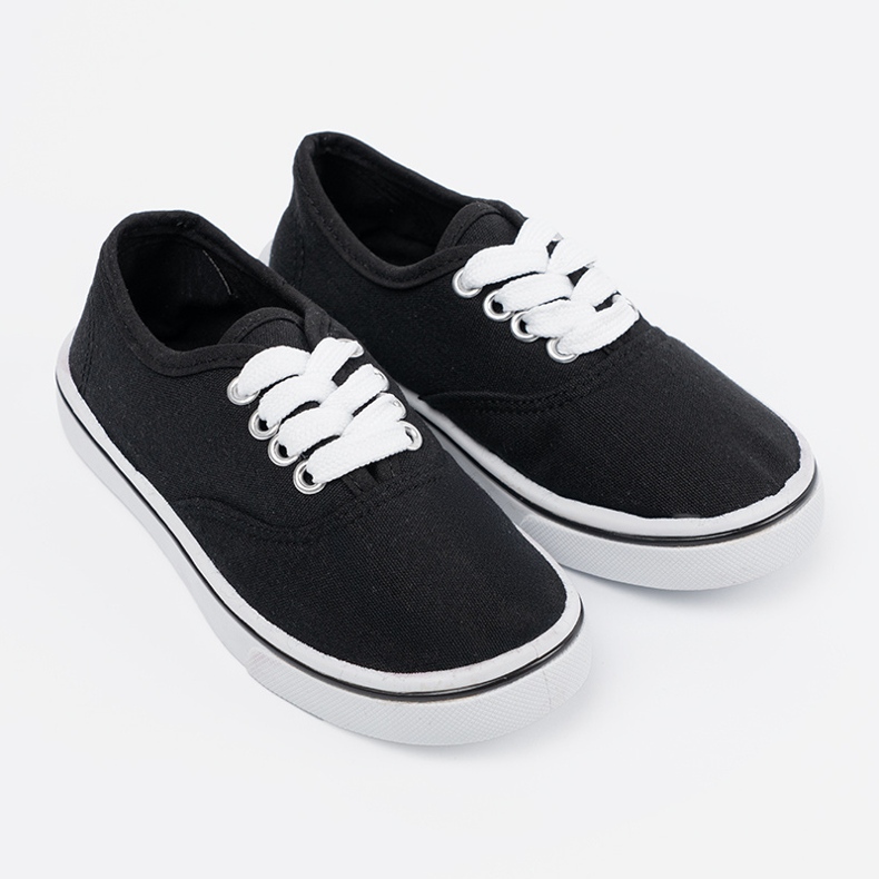 Zapatillas clásicas para niños negros 2