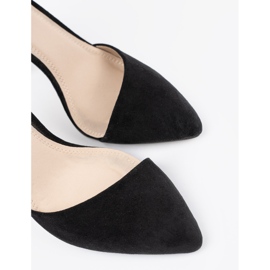 Goodin Tacones altos negros con un cinturón alrededor del tobillo 2