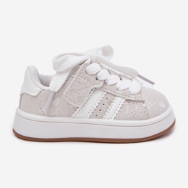Zapatillas deportivas de zapatillas para los corazones de los niños blanco 5
