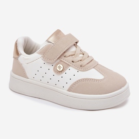 Zapatillas de deporte zapatillas de zapatillas en velcro beige 6