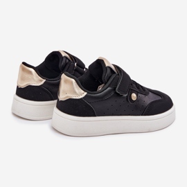 Zapatillas de deporte zapatillas de zapatillas negras velcro negro 2