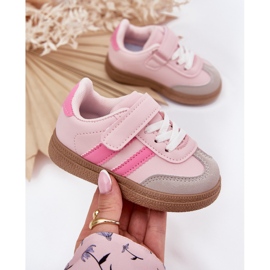 Zapatillas de zapatillas zapatos deportivos velcro rosa rosado 5