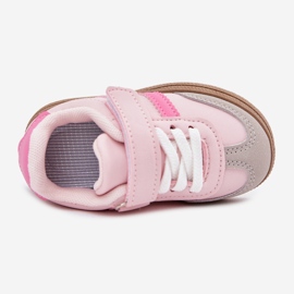 Zapatillas de zapatillas zapatos deportivos velcro rosa rosado 3