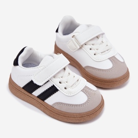 Zapatillas de deporte zapatos deportivos con velcro blanco 1