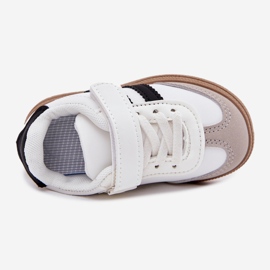 Zapatillas de deporte zapatos deportivos con velcro blanco 3
