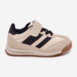 Zapatillas deportivas de zapatillas para niños con beige 8