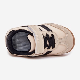 Zapatillas deportivas de zapatillas para niños con beige 2