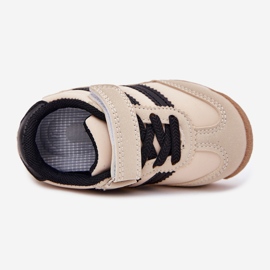 Zapatillas deportivas de zapatillas para niños con beige 4