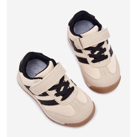 Zapatillas deportivas de zapatillas para niños con beige 6