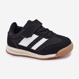 Zapatos deportivos negros de velcro 5