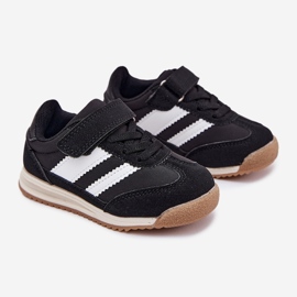 Zapatos deportivos negros de velcro 1 Zapatos deportivos negros de velcro 1