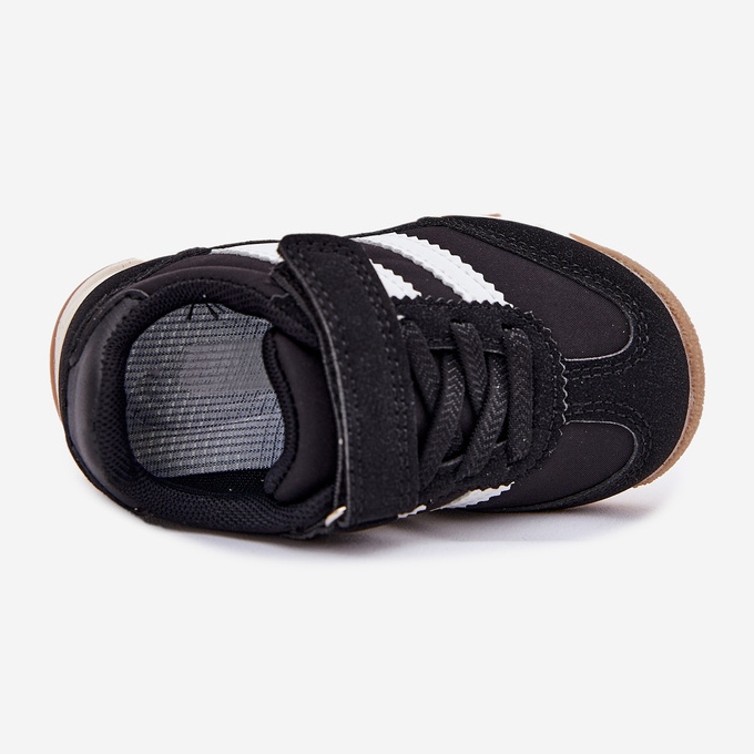 Zapatos deportivos negros de velcro 2