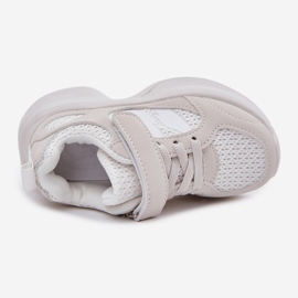 Zapatillas de deporte zapatos deportivos con velcro blanco 2