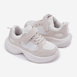 Zapatillas de deporte zapatos deportivos con velcro blanco 3