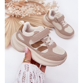 Zapatillas de deporte zapatos deportivos con beige 4