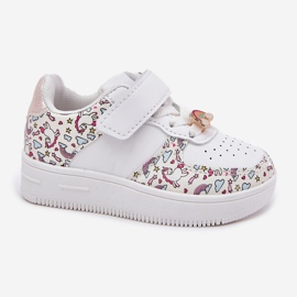 Zapatillas para niños zapatos deportivos unicornio blanco 6