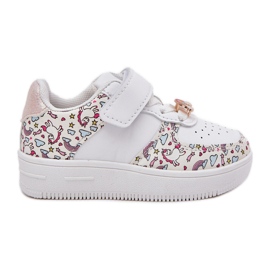 Zapatillas para niños zapatos deportivos unicornio blanco 7