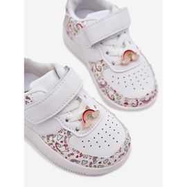 Zapatillas para niños zapatos deportivos unicornio blanco 4