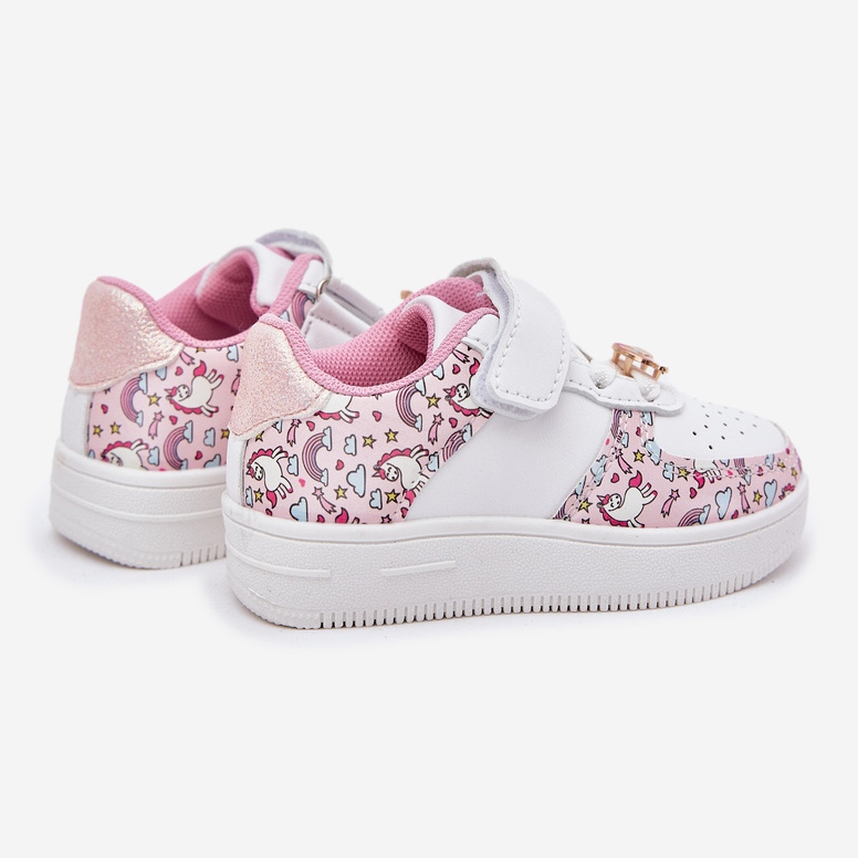 Zapatillas de deporte para niños zapatos deportivos unicornios rosados blanco 2 Zapatillas de deporte para niños zapatos deportivos unicornios rosados blanco 2