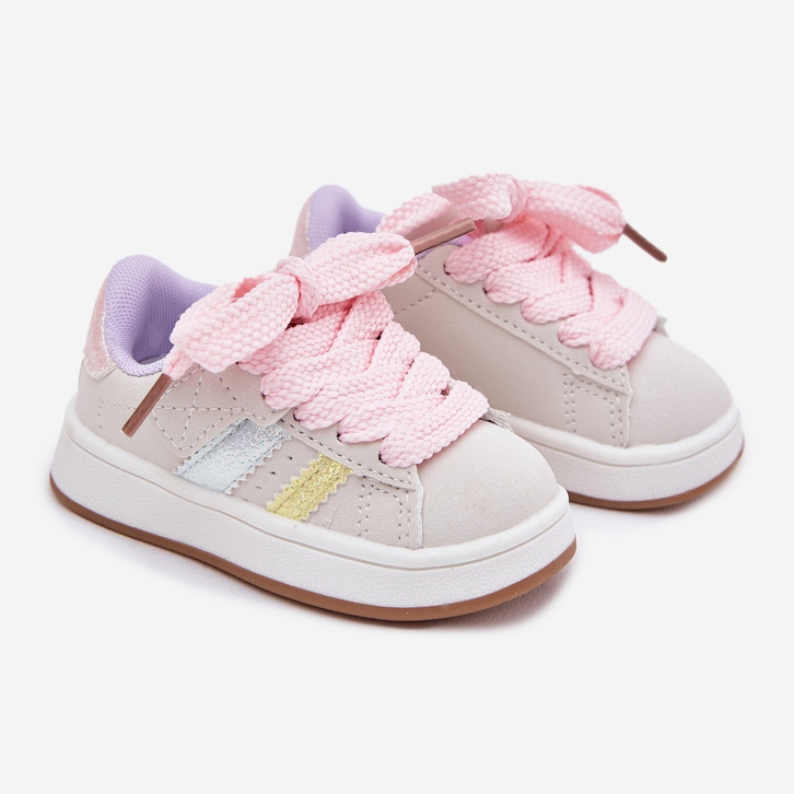 Zapatillas de deporte deportes deportes múltiple velcro beige 1