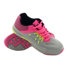 Deportiva mujer superligera DK 14290 gris/rosa rosado 3