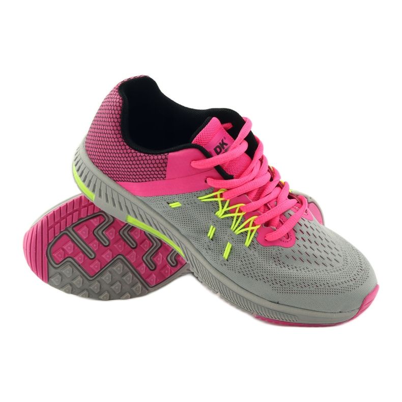 Deportiva mujer superligera DK 14290 gris/rosa 3