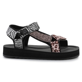 D.Franklin Sandalias D. Franklin Forest Strips High Print DFSH404002-ALBA negro 10