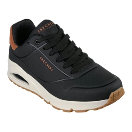 Skechers Uno adecuado en zapatos Air 183004-Blk negro 4
