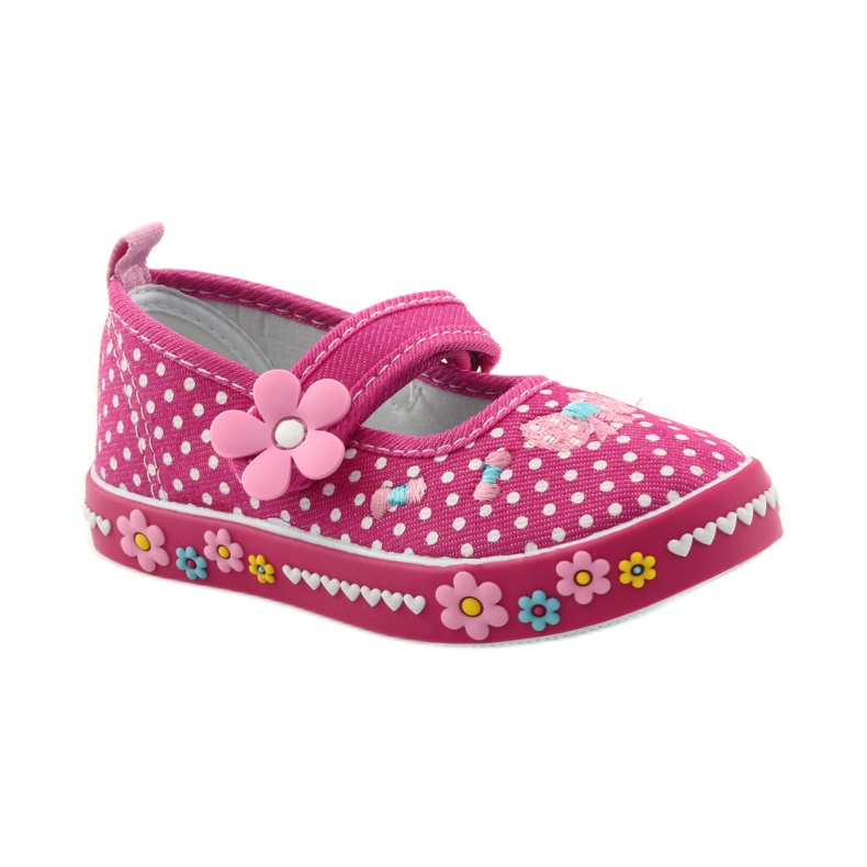 American Club zapatillas americanas lunares rosado blanco 1
