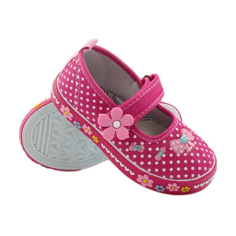 American Club zapatillas americanas lunares rosado blanco 3