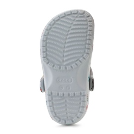 Crocs Classic Race Car Graphic 210992-1nn Flip Flip Flip blanco 11