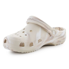 Crocs Classic Marbble Clog 206867-2y3 Flip-Flops beige 7