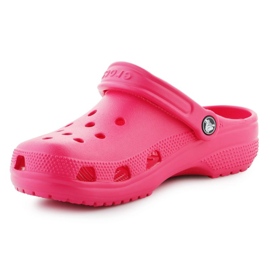 Crocs Classic 10001-6ZQ Flip Flip Flip rosado 7