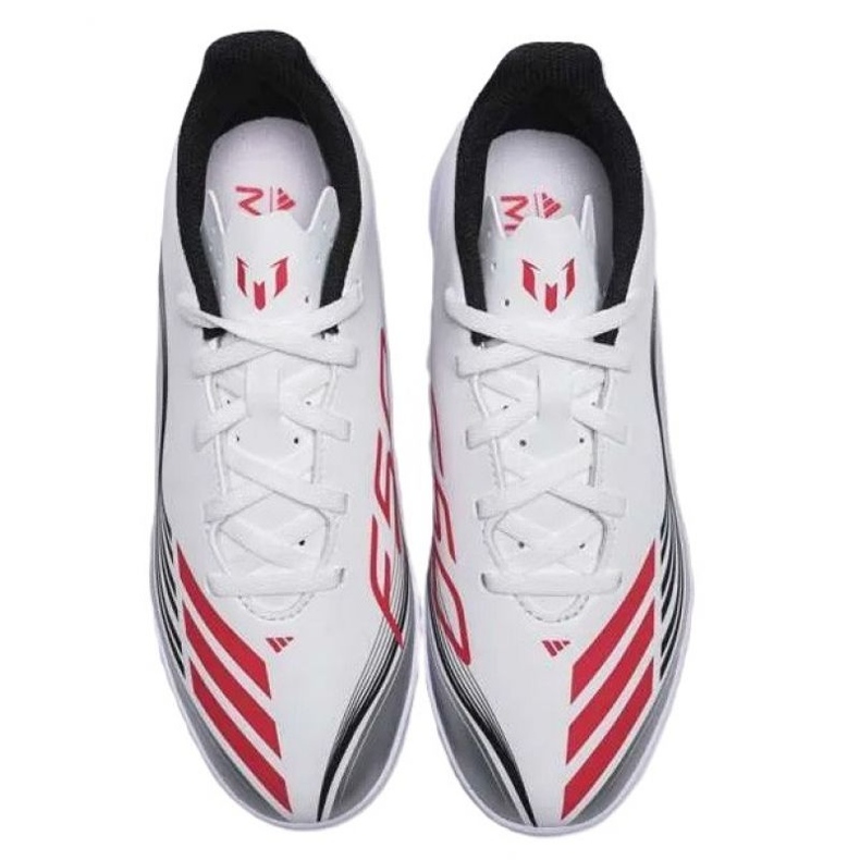 Adidas F50 Messi Club en zapatos de fútbol JP7452 blanco 1