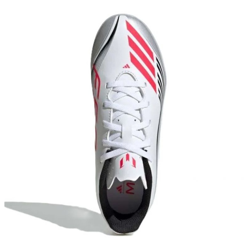 Adidas F50 Messi Club TF JP7453 Zapatos de fútbol blanco 1
