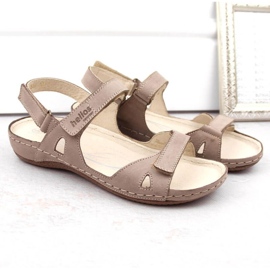 Cómodas sandalias de piel en beige W Helios 205 7