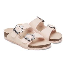 Birkenstock Arizona Flower Hebilla 1029442 Flip -Flops rosado 8