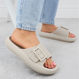 Zapatillas femeninas Big Star RR274A582 beige 4