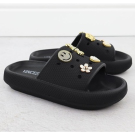 Vinceza 76055 Jan404a Flip -flops negro 7
