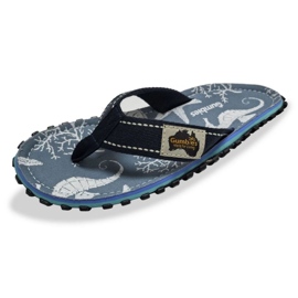 Gumbies Flip-Flops de isleño japonés unisex Seahorse Gu-Ffisl152 azul 7