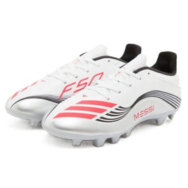 Adidas F50 Messi Club FG/MG JP7443 Zapatos de fútbol blanco 1