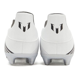 Adidas F50 Messi Club FG/MG JP7443 Zapatos de fútbol blanco 3