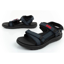 Sandalias masculinas Lee Cooper LCW-25-34-3554M negro 13