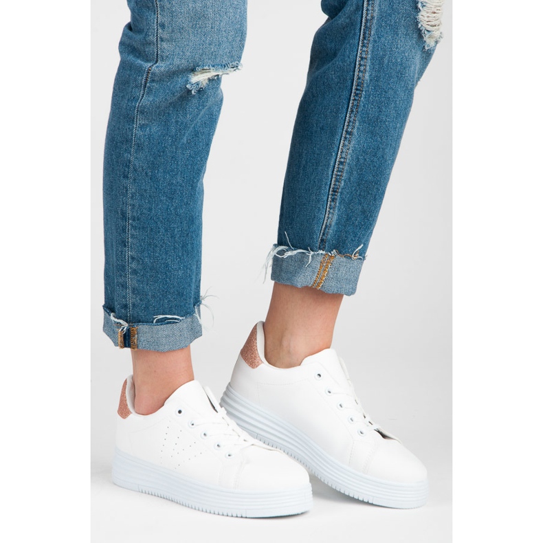 Vices zapatos en la plataforma blanco 1 Vices zapatos en la plataforma blanco 1