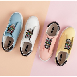 Vices Zapatillas slip-on con búhos rosado 6