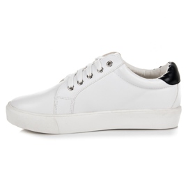 Vices Zapatillas Love con cordones blanco rosado 5